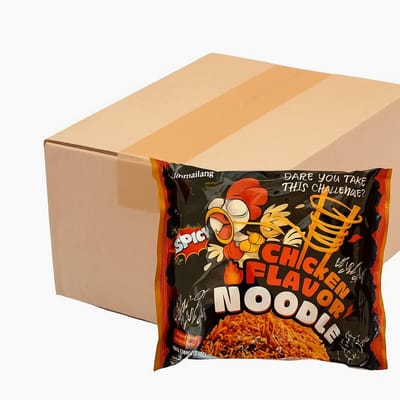 Jinmailang Instant Noodles Spicy Chicken - authentieke pittige kippenflavour - 20x140g