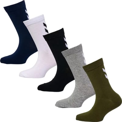 Hummel kindersokken Hmlmake My Day Sock, set van 5 paar