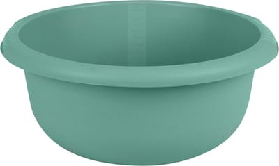 Urban Living Afwasteil - kunststof - 15 Liter - D40 x H18 cm - jade groen - teiltjes - camping