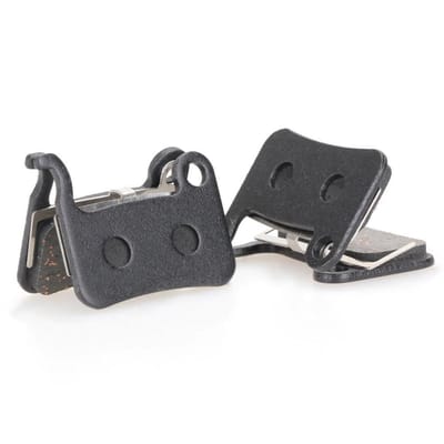 A01S standaard remblokken set 4 stuks voor + achter  voor o.a. Shimano SLX / ST / XTR / Formula / Tektro / BBS-54T  - inclusief schijfremblokveer - Zwart