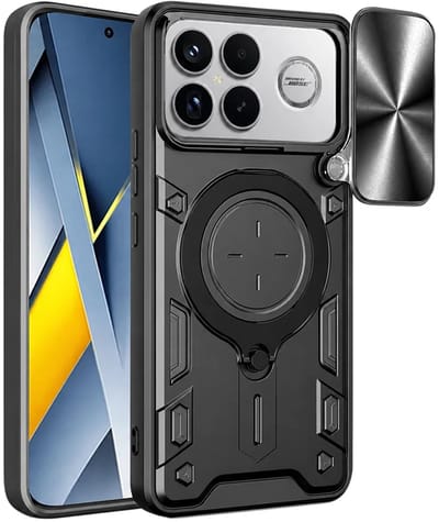 Hoesje geschikt voor Xiaomi Poco F8 Ultra - Techsuit CamGuard Pro Back Cover - Zwart