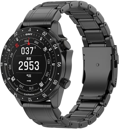 Premium 22 mm Quick Fit Titanium horlogeband voor Garmin Fenix 8 Fenix 7