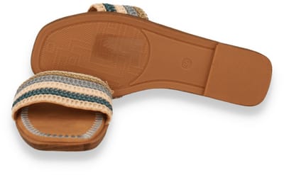 Mode-mania Dames Slipper | Blauw | Maat: 38