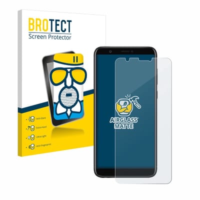 BROTECT - Screenprotector voor Huawei P smart 2018 - Folie Beschermfolie Beschermglas matte