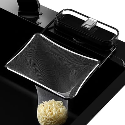Vouwbare Afvoerzeef voor Aanrecht met Zuignap en 100 Filtermesh Zakjes - Ideaal voor Keuken en Afvalopvang