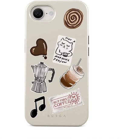BURGA Tough MagSafe Case geschikt voor Apple iPhone 16e Apple iPhone 17e - MagSafe - Oat Milk Please