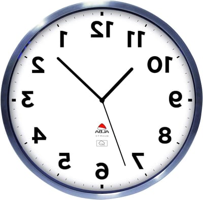 Buitenklok - Wandklok - Tijdweergave Buiten - Automatische Tijdinstelling - 355 cm - Grijs