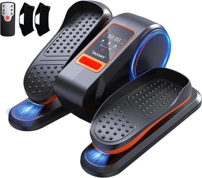 Elliptische Machine - Beentrainer Crosstrainer - Onder Bureau Trainen - 12 Weerstandsniveaus - 457 x 254 x 432 cm - Oranje