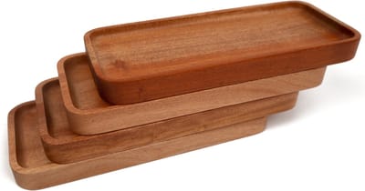 Khaya - kleine houten tray voor koffie & thee - eco-vriendelijk - vegan
