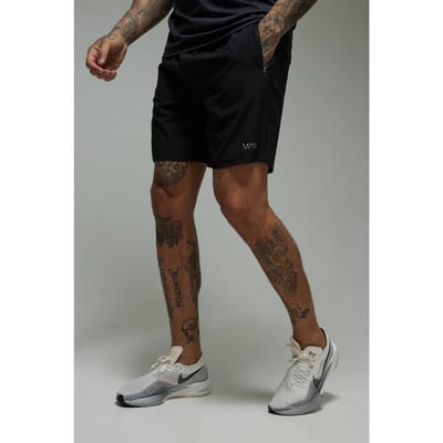 Tall Men's Active Stretch Geweven 7-inch Short | Black | Size XS