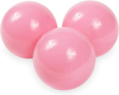 Ballenbak ballen - 100 stuks - 70 mm - poeder roze