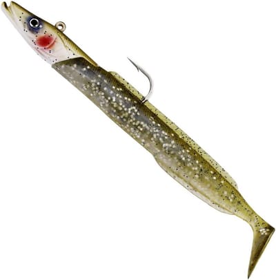 Jig Vissen Set 14 cm 32 g met Jigkop en Rubberen Kunstaas voor Zeebaars en Kabeljauw