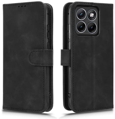 Coverup Hoesje - Geschikt voor Motorola Edge 70 Fusion Hoesje - Coverup Book Case - Zwart