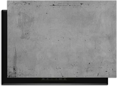 KitchenArt - Urban Slate – Inductie Beschermer - 83x51.5 cm - Kookplaat Beschermer - Luxe Afdekplaat Inductieplaat - Anti-slip & Oprolbaar - Beschermmat Inductiekookplaat