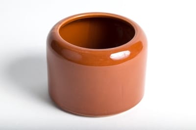 Stenen potje voor vogels – ideaal voor water of zaden - Stenen potjes 10 x 7 cm - Duiven - Voerbakjes - Benodigdheden - Andere dieren