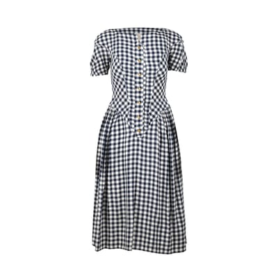 Vivienne Westwood geruite midi-jurk - jaren 2000