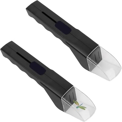 Insectenvangers Set van 2, Ideaal voor Spinnen, Bijen en Vlinders, Met Telescoop Handvat voor Thuis en Tuin, Effectieve Ongediertebestrijding