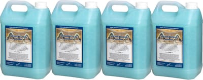 Showerscrub Hamam 5 liter - set van 4 stuks - verfrissende scrubgel - exfoliërende bodyscrub - voordeelverpakking