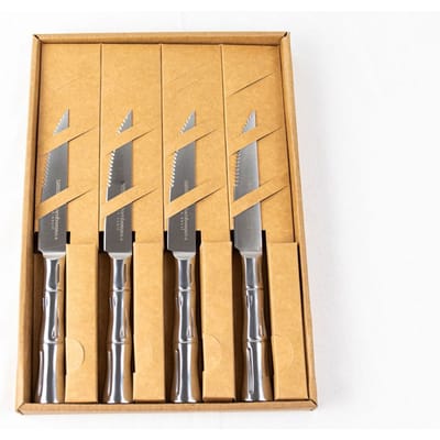 Samura Bamboo Steak Messenset 4-Delig