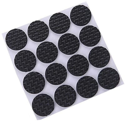 Gadgetpoint - Zelfklevend Meubelvilt - Antislip & Antikras Meubelonderzetters - Vloerbeschermers - Rond 16 stuks 2cm