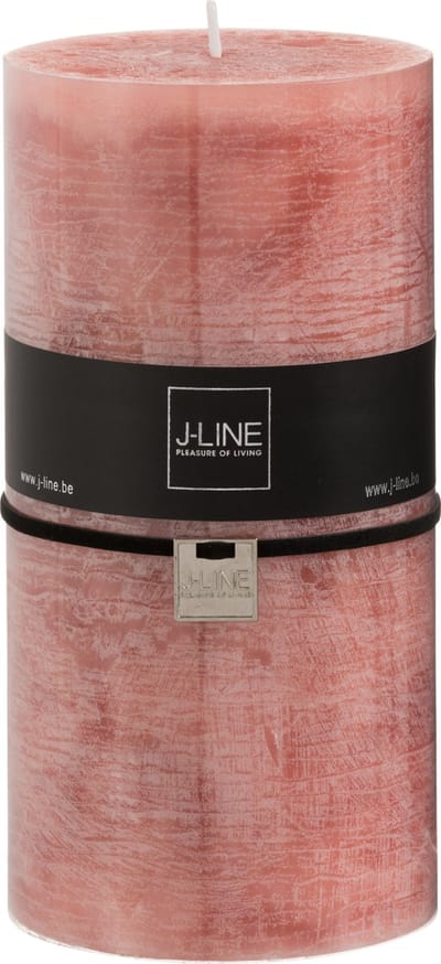 J-Line cilinderkaars - terracotta - XXL - 150U - 6 stuks