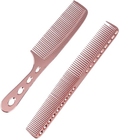 Haargel Kam Set - Hoofdhuid Stimulator - Haar Organisatie - Ultradunne Kam - 2 Stuks - Roze