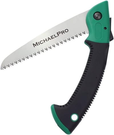 Opvouwbare handzaag 17,8 cm - Ergonomische snoeizaag voor tuinieren, kamperen en houtbewerking