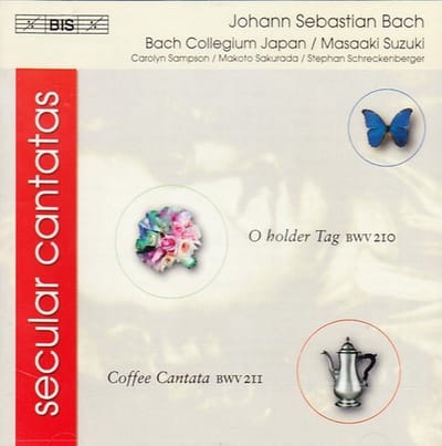 Makoto Sakurada, Stephan Schreckenberger, Carolyn Sampson, Bach Collegium Japan, Masaaki Suzuki - J.S. BAch: Secular Cantatas (CD)