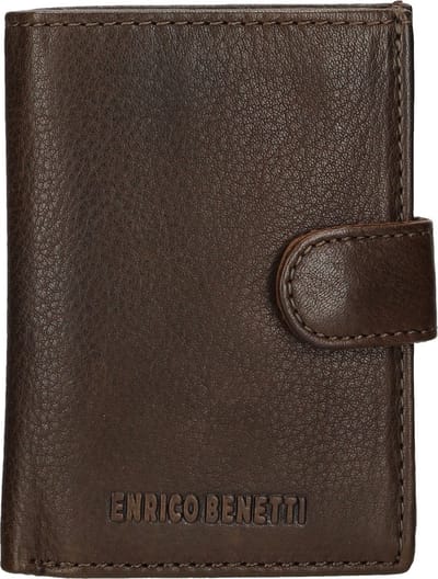 Creditcard etui - Portemonnee - 89023 Toscane - Enrico Benetti - Bruin - 8x2,5x11 cm