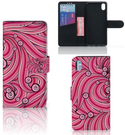 Xiaomi Redmi 7A Hoesje Swirl Pink