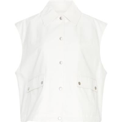 MSCH Copenhagen Mschjosilyn Vest Blazers Dames - Wit - Maat XS/S