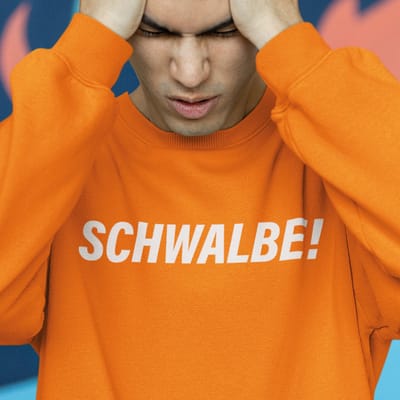 Oranje EK Trui Schwalbe! MAAT XS - Uniseks Feestkleding & Carnavalskleding