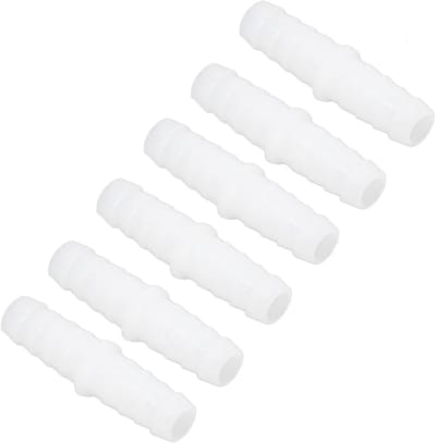 Hoge kwaliteit plastic slangconnector 10mm - 10 stuks - recht, gelijk, barbed - ideaal voor tuinslangen en leidingen