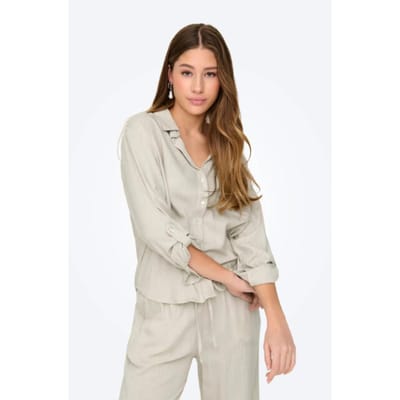 JDY - JDYCAYA LINEN LOOSE L/S SHIRT WVN NOOS Dames Blouse