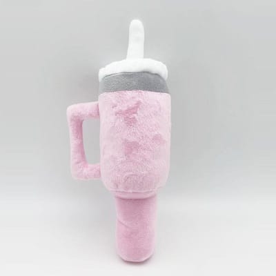 Pluche Hondenspeeltje Hondengel Waterfles Vorm Speelgoed Interactief Hondentanden Schoonmaken Kauwspeeltje Huisdierbenodigdheden Voor Kleine Middelgrote Grote Hond Decor XS roze