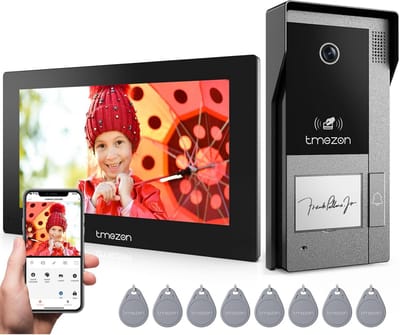 Slimme Video Deurintercom | WiFi Deurbel met Camera & Monitor | 1080P | App Bediening & RFID
