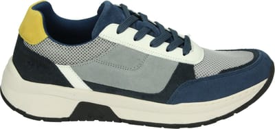 Josef Seibel - MITCHELL 10 - Lage sneakersVrije tijdsschoenenHeren sneakers - Kleur: Blauw - Maat: 46