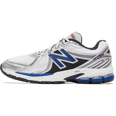 New Balance 860v2 OG Wit Zilver Blauw Unisex Sneakers Metallic-Zilver ML860XB 44 white
