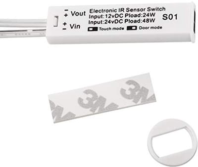 Inbouwsensor met 2 schakelfuncties voor deur- of handbeweging