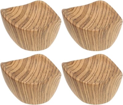 Handgrepen voor pannendeksel - 4 houten handgrepen voor kookgerei, vervangende onderdelen voor potten en pannen