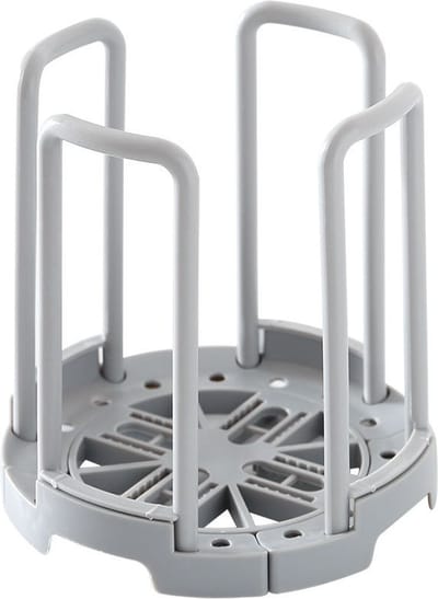 Keukenkast Organizer - Keuken Accessoires - Keukenrek - Afdruiprek - Uitschuifbaar - Grijs