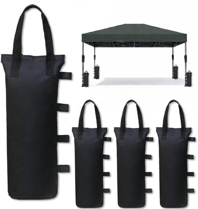 Dailygoods- Canopy Paviljoen met Gewichten - Zandzakken - Robuust - Duurzaam - Outdoor - Voor Camping/Tuin - Gewichtstas