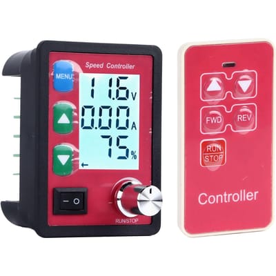 Motor Snelheidsregelaar 15A LCD Display Afstandsbediening Motor Driver Snelheidsregelaar met Overbelastingsbeveiliging DC6-55V