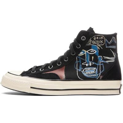 Jean-Michel Basquiat x Converse Chuck 70 High Kings of Egypt III Unisex Sneakers Zwart Multi Egret 172585C 38 black