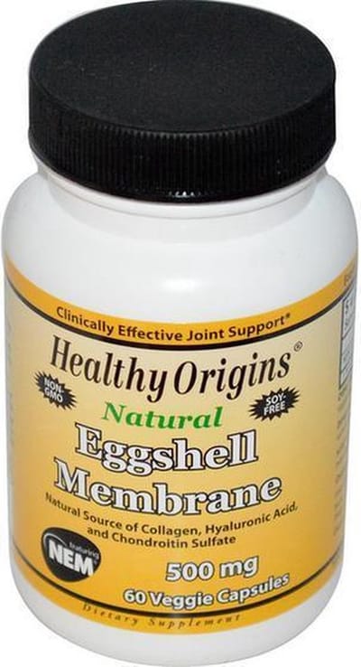 Eierschalen membraan 500 mg (60 Veggie Caps) - Healthy Origins