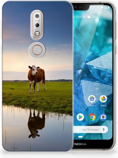 Nokia 7.1 TPU Hoesje Koe