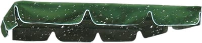 Terrasschommel Luifel - Schommelbankhoes - Buiten Ontspannen - Waterdicht UV-bestendig - 142 x 120 x 15 cm - Groen