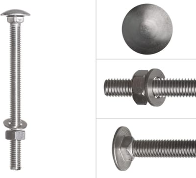 Wovar Slotbouten RVS M8 x 110 mm | 25 stuks