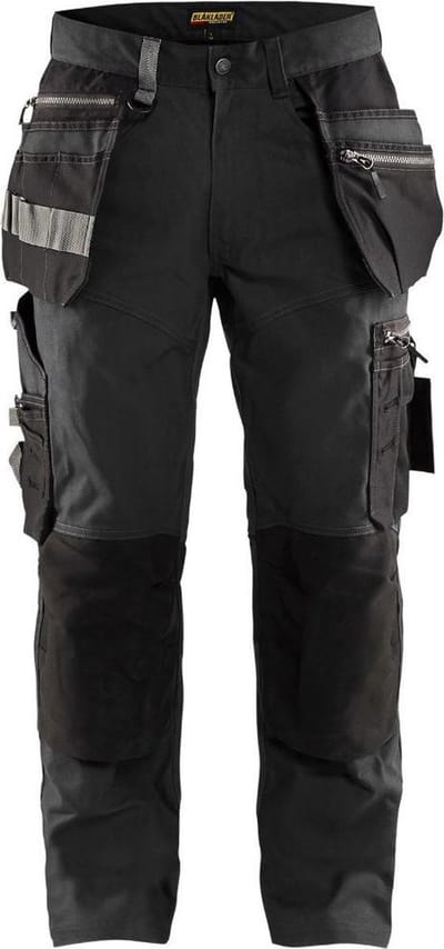 Blaklader Werkbroek met stretch 1590-1343 - Donkergrijs/Zwart - C146