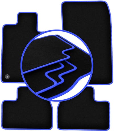 CARLUX-BLUE automatten voor: BMW 3 E30 sedan, stationwagen (1982-1994)